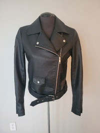 New Dynamite faux leather jacket size S