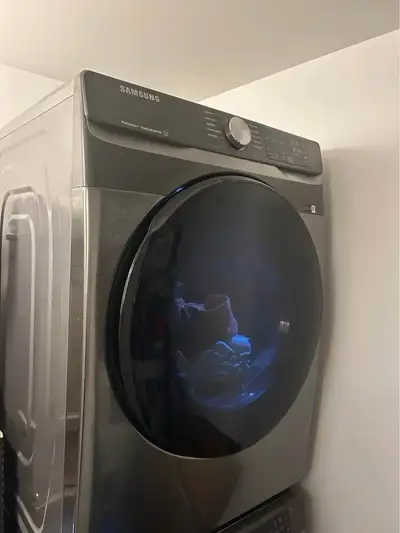 Ensemble Samsung laveuse + sécheuse Grande capacité, Silencieux, possibilité de Plusieurs cycles. Ap...