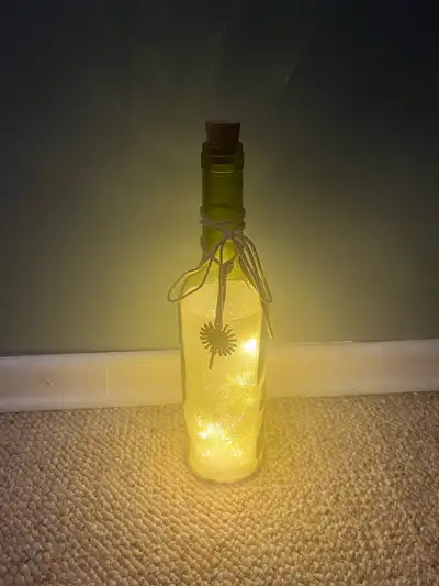 Decorated Wine Bottle Lamp, View more