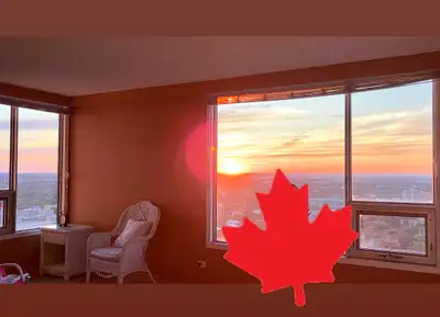 Room for rent in Osborne Village. Three bedroom high-rise condominium shared with male students. Six...