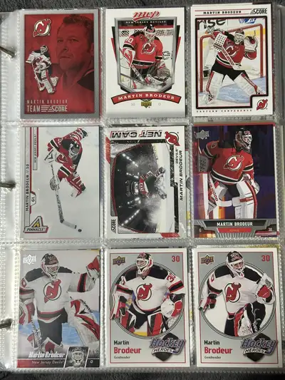Martin Brodeur hockey card lot, View more