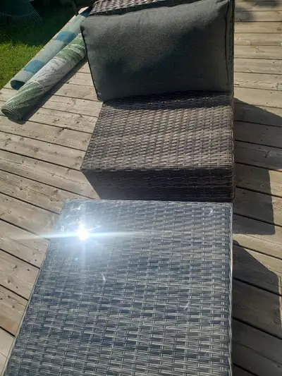 Backyard patio furniture coffee table/chair, View more