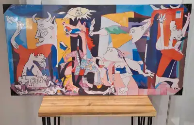 ✴️ BEAU CADRE 100 CM X 50 CM "GUERNICA", View more