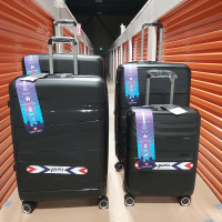 4 piece Family Luggage Set Expandable Travel Baggage Suitcase