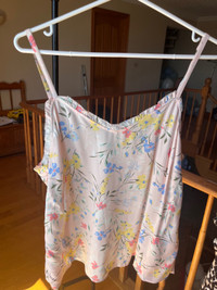 New Floral Camisole/Tank Top size large