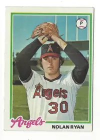 1978 Topps Baseball Card #400 Nolan Ryan California Angels