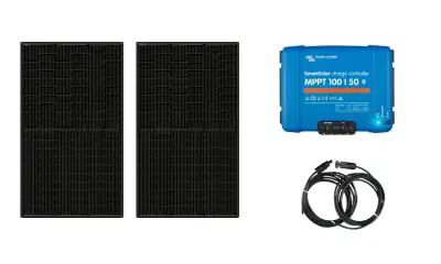 New 900W Solar Kit This solar kit can charge 12V or 24V battery bank. It can charge 900Ah 12V in a d...