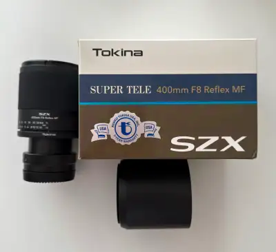 Tokina SZX 400mm F8 Reflex MF Sony E-Mount, View more