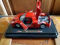 FIRST $45 EACH \ (2) 1:24 BURAGO CARS/FERRARI F50/CHEV CORVETTE