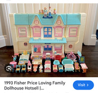 ISO- Doll House-  1993 loving family doll house 