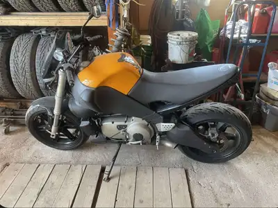 Looking to trade for a Harley Davidson or $6000 only 14000km on bike runs amazing no accidents and n...
