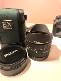 Canon Sigma 15mm F2.8 full frame lens, Mint
