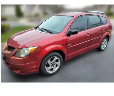 2004 Pontiac Vibe for sale, in good condition. Very reliable car. New battery 2025, front tires new...