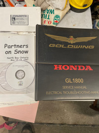 2001 Goldwing service manual and CD 