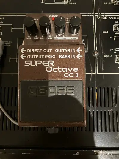 Boss OC-3 Super Octave Pedal, View more