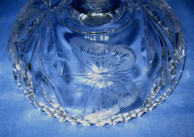 COUPE a DESSERT VINTAGE BIRKS CRYSTAL INDIVIDUAL COMPORT in Arts & Collectibles in West Island - Image 10