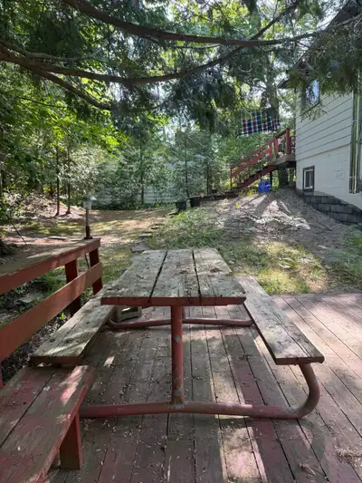 Free picnic table, View more