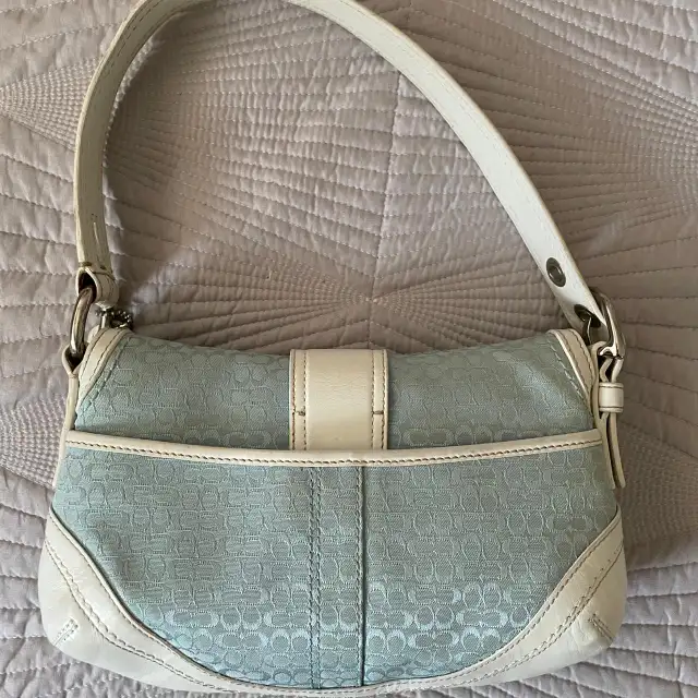 Coach White and Blue Mini Soho Shoulder Bag in Women's - Bags & Wallets in City of Toronto - Image 4