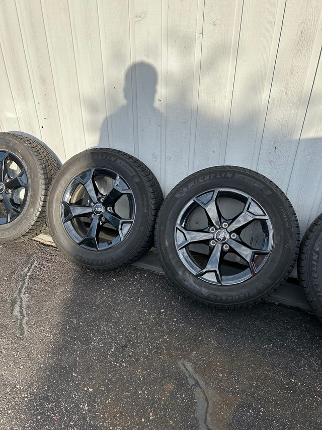 Michelin X-Ice snow Tires on Audi Rims, 215/65/17 in Tires & Rims in Thunder Bay - Image 3