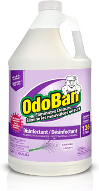 NEW OdoBan Lavender Disinfectant Cleaner 3.79L