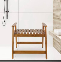 Teak Shower Chair - BNIB