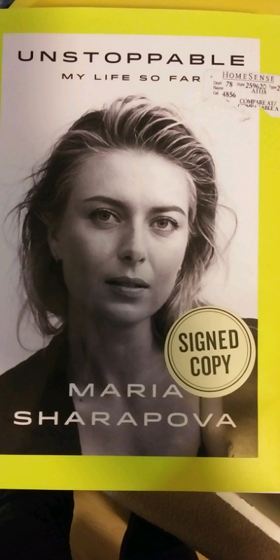 Maria Sharapova signed/autographed book, View more