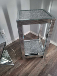 Crushed Crystal Side Table