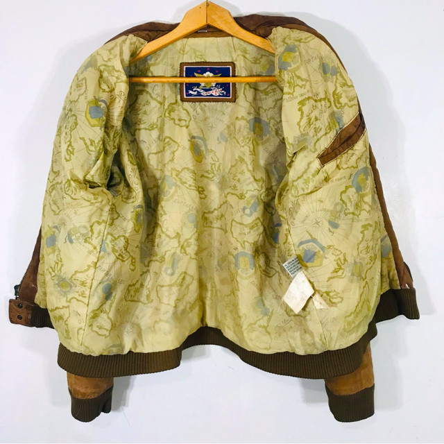 Made in Korea aviator style mens leather jacket dans Hommes  à Ville de Montréal - Image 4
