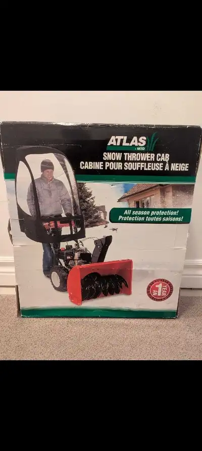 New Atlas Snow Thrower Cab, View more