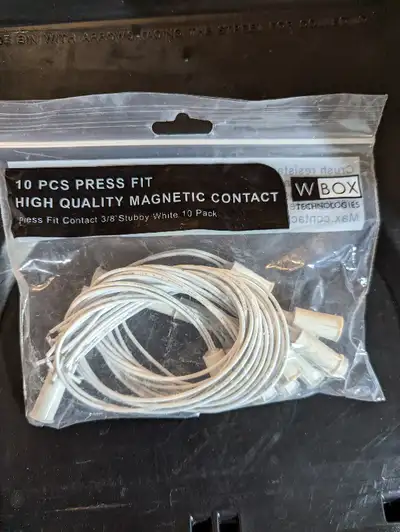 Wired magnetic contacts for security systems, View more