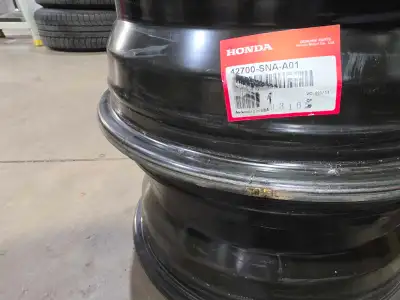 Selling a set of 4 black steel honda Oem rims for a honda civic. Part number 42700-SNA-A01. ASKING $...