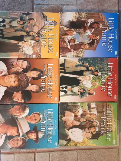 Season 1-6 Little House on the Prairie DVD sets. Complete and great shape!