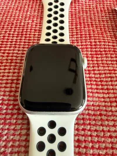 I Watch series 6 44 mm with charger and new watch bands, View more