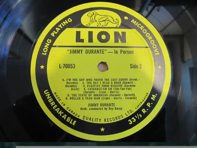 Classic Jimmy Durante In Person Vinyl LP Mint Condition Cir 1956 in Arts & Collectibles in Mississauga / Peel Region - Image 9
