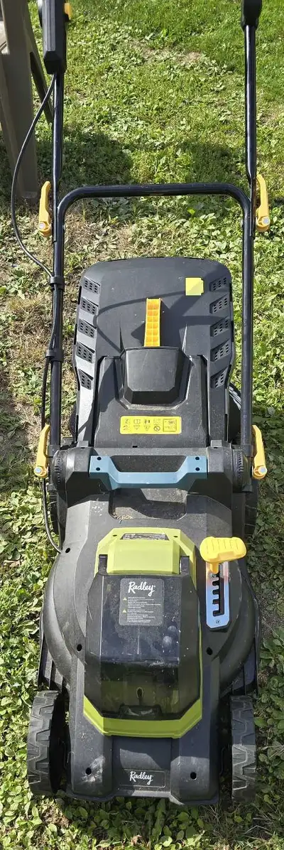lawn mower and trimmer, View more