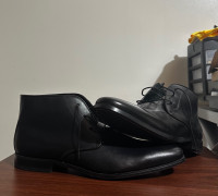 Men’s Florsheim Black Leather Chukka Boots - Size 12
