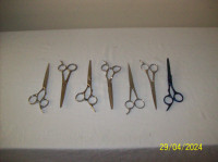 set of 7 professional hair cutting scissors #0730