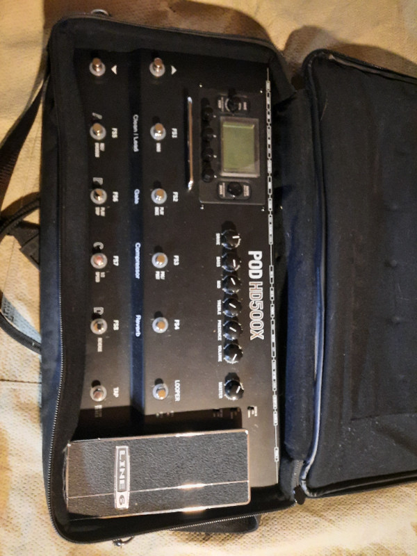 Line 6 HD500X with case in Amps & Pedals in Sault Ste. Marie