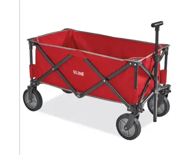 Great condition Uline red color Utility Wagon for sale