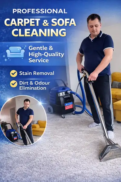 Carpet/sofa cleaning, View more