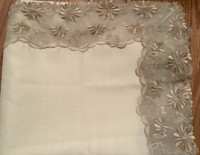 Tablecloth with Embroidered Edges
