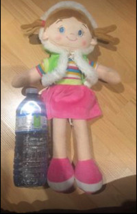 15" Hoodies Plush Girl Doll Green Frog Hoodie Capuchons