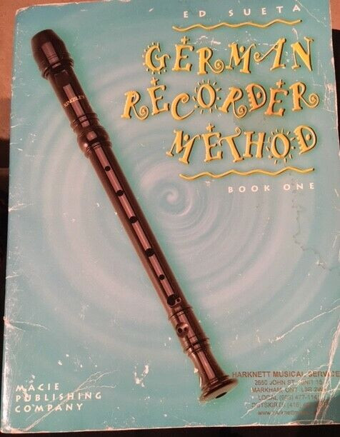German Recorder Method Book One instructions Ed Sueta©1992 in Other in City of Toronto