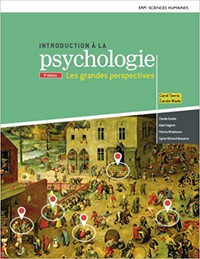 Introduction à la psychologie, Les grandes... 3e édition de Wade