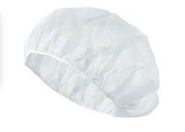 Polypropylene Bouffant Caps - 24", White in Health & Special Needs in Brantford - Image 3