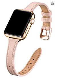 Slim Leather Bands Compatible with Apple Watch Band 38mm 40mm 42