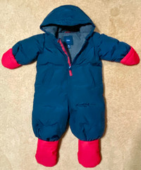 Baby Gap Down Filled Snowsuit ~ Size 6 - 12 Months