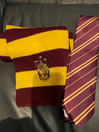 Scarf and tie for a Harry Potter costume 