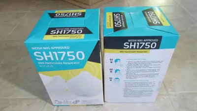 New box (20x) of N95 Respirators, View more