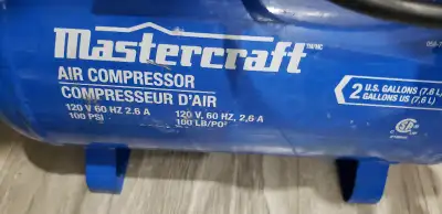 Air compressor 2 Gallon Tank (use for as Air Tank) Please read and check the ad Not working. missing...